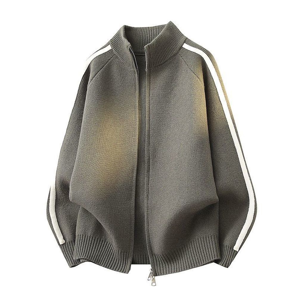 Zip-up Cardigan Sweatshirt Men's Jacket Knitwear